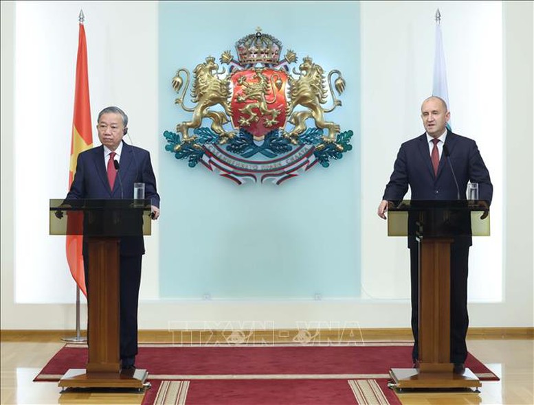 Tổng Bí thư Tô Lâm hội đàm với Tổng thống Bulgaria Rumen Radev- Ảnh 5.