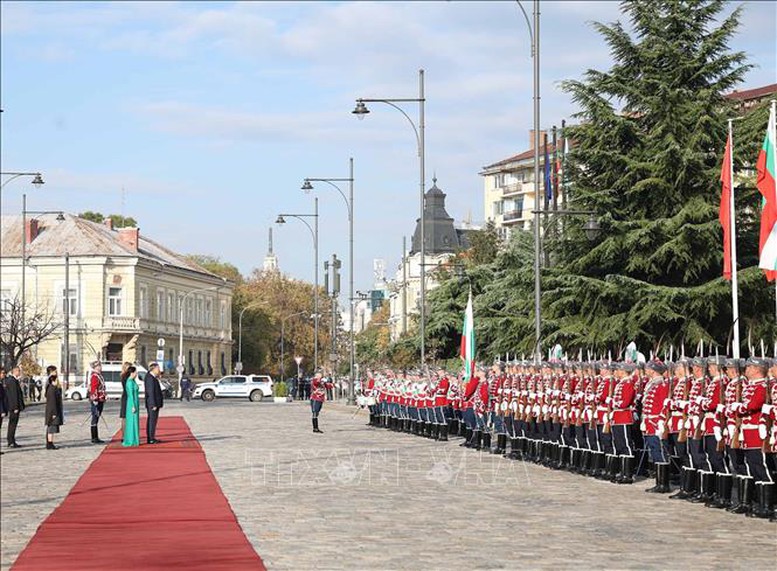 Lễ đón Tổng Bí thư Tô Lâm và Phu nhân thăm chính thức Cộng hòa Bulgaria- Ảnh 4.