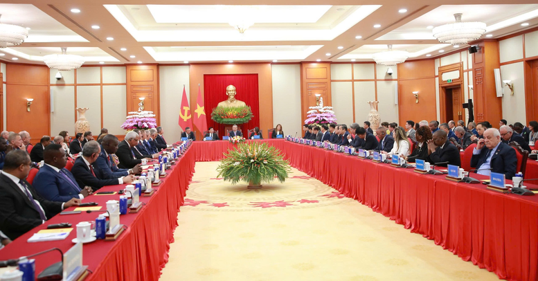 Tổng Bí thư Tô Lâm: Đưa không gian mạng trở thành không gian của luật pháp, của hợp tác và phát triển- Ảnh 2. Tổng Bí thư Tô Lâm: Đưa không gian mạng trở thành không gian của luật pháp, của hợp tác và phát triển- Ảnh 2.