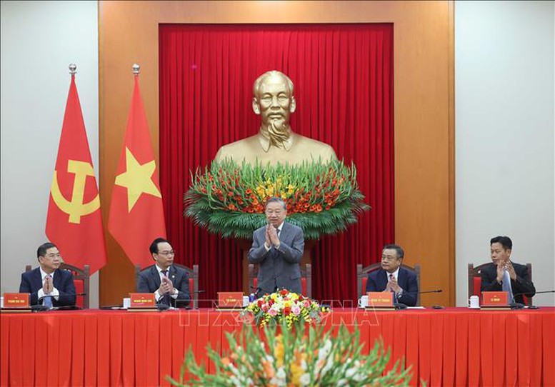Tổng Bí thư Tô Lâm tiếp Đoàn đại biểu tham dự Hội thảo quốc tế Việt Nam học lần thứ 7- Ảnh 2. Tổng Bí thư Tô Lâm tiếp Đoàn đại biểu tham dự Hội thảo quốc tế Việt Nam học lần thứ 7- Ảnh 2.