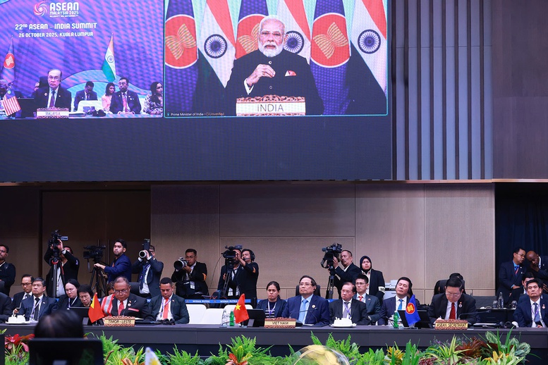 Thủ tướng: ASEAN và Ấn Độ là hai 'mỏ neo chiến lược' kết nối Ấn Độ Dương và Thái Bình Dương- Ảnh 2. Thủ tướng: ASEAN và Ấn Độ là hai 'mỏ neo chiến lược' kết nối Ấn Độ Dương và Thái Bình Dương- Ảnh 2.