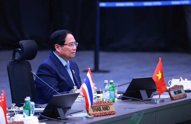 Thủ tướng Phạm Minh Chính tham dự Hội nghị Cấp cao AZEC lần 3- Ảnh 2. Thủ tướng Phạm Minh Chính tham dự Hội nghị Cấp cao AZEC lần 3- Ảnh 2.