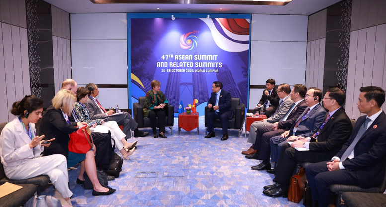 Tổng Giám đốc IMF đánh giá cao quyết tâm và biện pháp của Chính phủ Việt Nam- Ảnh 3. Tổng Giám đốc IMF đánh giá cao quyết tâm và biện pháp của Chính phủ Việt Nam- Ảnh 3.