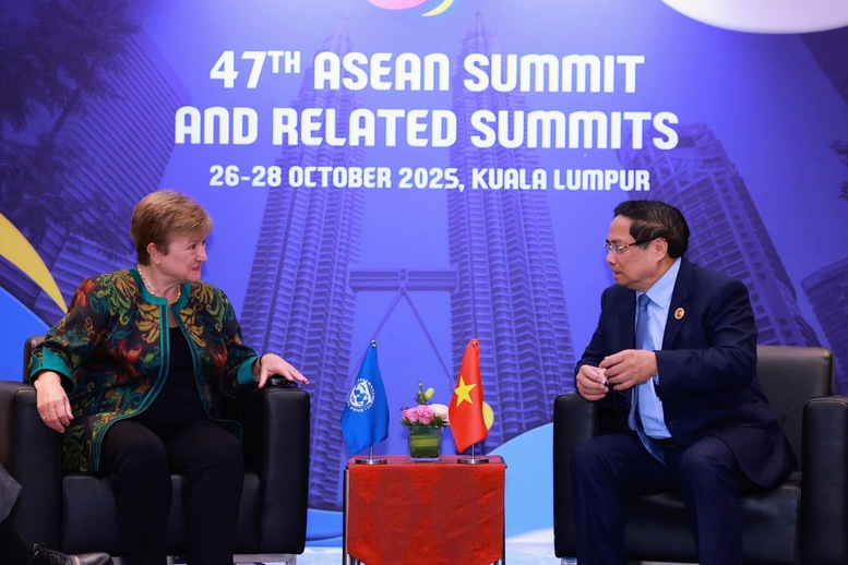 Tổng Giám đốc IMF đánh giá cao quyết tâm và biện pháp của Chính phủ Việt Nam- Ảnh 2. Tổng Giám đốc IMF đánh giá cao quyết tâm và biện pháp của Chính phủ Việt Nam- Ảnh 2.
