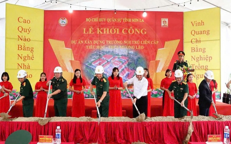 Sơn La: 100% xã biên giới khởi công xây dựng trường nội trú liên cấp