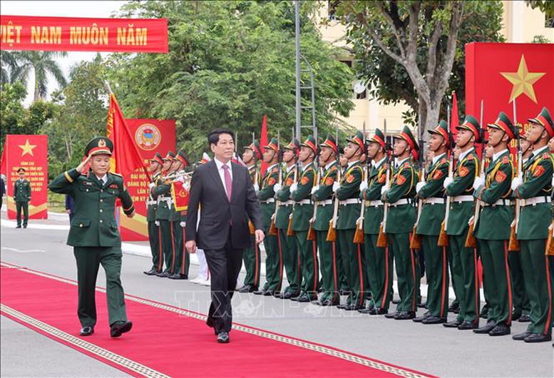 Chủ tịch nước Lương Cường: Xây dựng Lực lượng vũ trang Quân khu 3 cách mạng, chính quy, tinh nhuệ, hiện đại- Ảnh 1. Chủ tịch nước Lương Cường: Xây dựng Lực lượng vũ trang Quân khu 3 cách mạng, chính quy, tinh nhuệ, hiện đại- Ảnh 1.