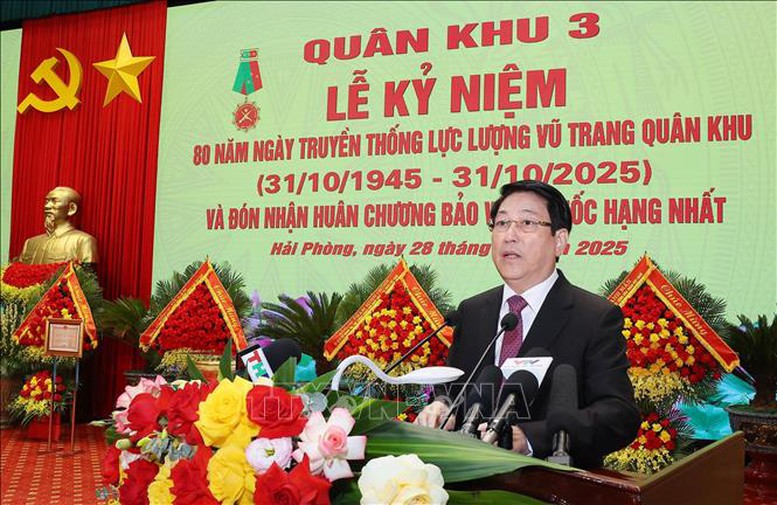 Chủ tịch nước Lương Cường: Xây dựng Lực lượng vũ trang Quân khu 3 cách mạng, chính quy, tinh nhuệ, hiện đại- Ảnh 2. Chủ tịch nước Lương Cường: Xây dựng Lực lượng vũ trang Quân khu 3 cách mạng, chính quy, tinh nhuệ, hiện đại- Ảnh 2.