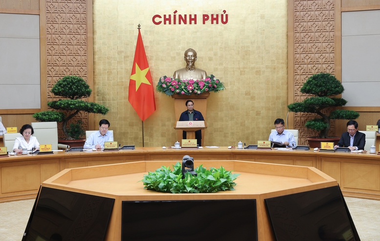 Thủ tướng chủ trì phiên họp Chính phủ về vận hành chính quyền địa phương 2 cấp- Ảnh 1.