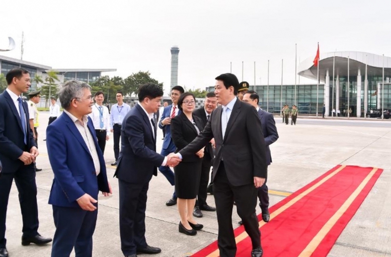 Chủ tịch nước Lương Cường lên đường dự Tuần lễ cấp cao APEC lần thứ 32- Ảnh 2.