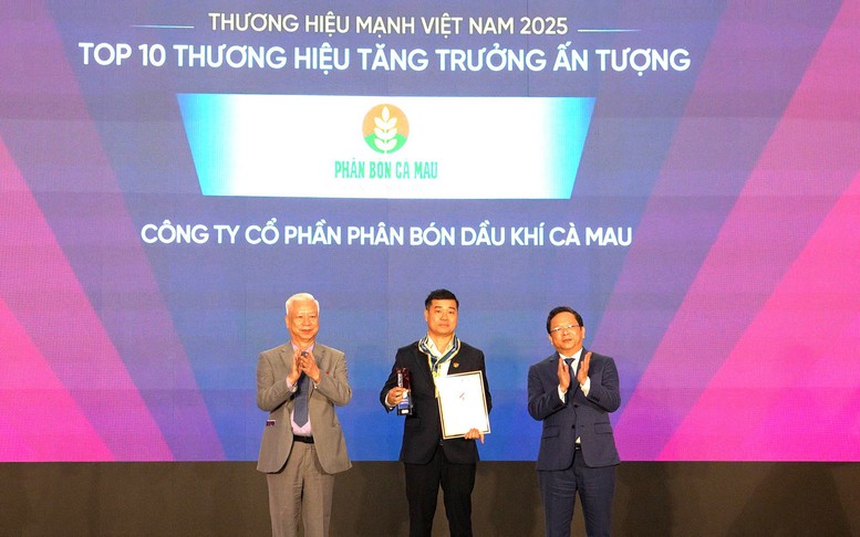 PVCFC: Đạt Top 10 Thương hiệu tăng trưởng ấn tượng năm 2025