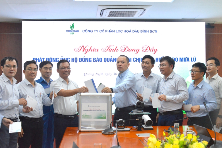 BSR quyên góp ủng hộ đồng bào Quảng Ngãi khắc phục hậu quả mưa lũ- Ảnh 2. BSR quyên góp ủng hộ đồng bào Quảng Ngãi khắc phục hậu quả mưa lũ- Ảnh 2.