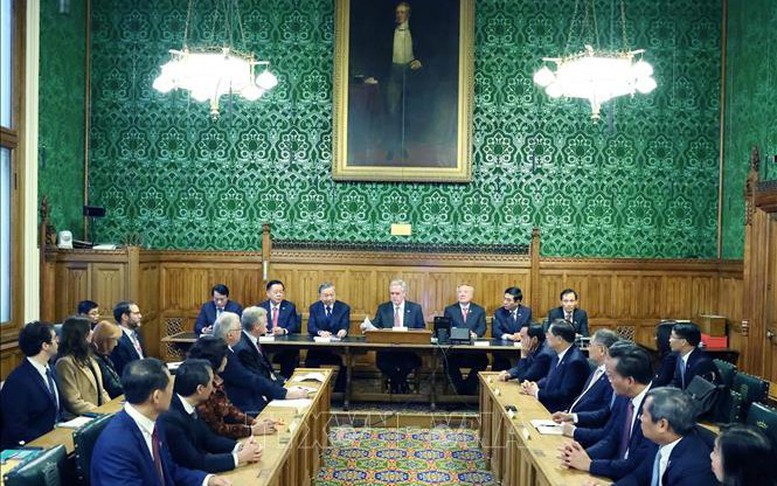 Tổng Bí thư Tô Lâm gặp Nhóm Nghị sĩ liên đảng Quốc hội Anh hữu nghị với Việt Nam