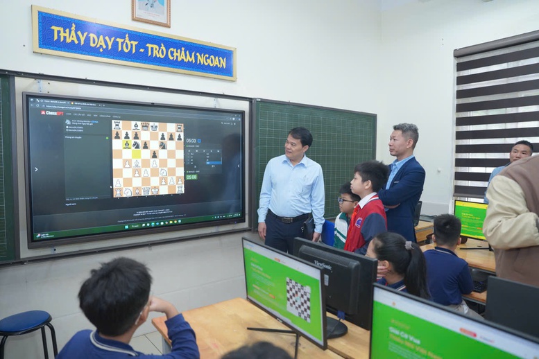 Giải Cờ vua thiếu nhi Việt Nam: Ứng dụng trí tuệ nhân tạo toàn diện- Ảnh 1.
