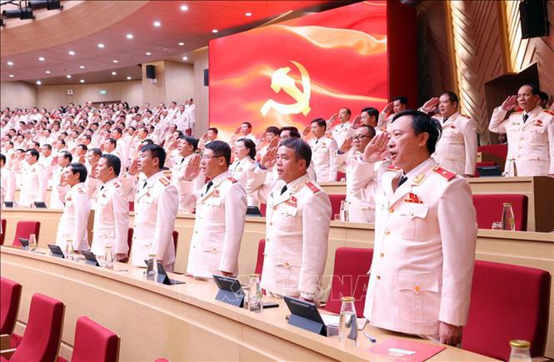 Tổng Bí thư Tô Lâm dự Đại hội đại biểu Đảng bộ Công an Trung ương lần thứ VIII- Ảnh 6.