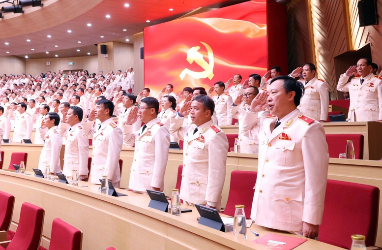 Tổng Bí thư Tô Lâm dự Đại hội đại biểu Đảng bộ Công an Trung ương lần thứ VIII- Ảnh 8.