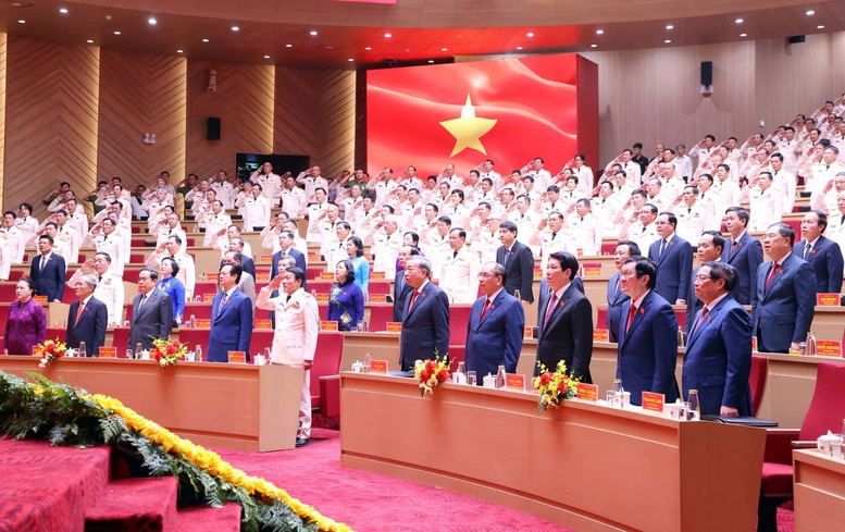 Tổng Bí thư Tô Lâm dự Đại hội đại biểu Đảng bộ Công an Trung ương lần thứ VIII- Ảnh 7.