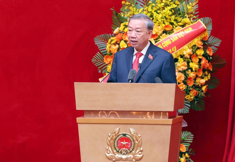 Tổng Bí thư Tô Lâm: Công an nhân dân nỗ lực bứt phá lập nên những kỳ tích mới vì Đảng, vì nước, vì dân- Ảnh 1.