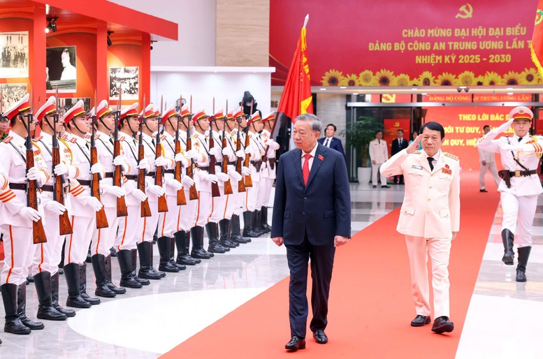 Tổng Bí thư Tô Lâm dự Đại hội đại biểu Đảng bộ Công an Trung ương lần thứ VIII- Ảnh 1.