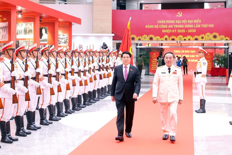 Tổng Bí thư Tô Lâm dự Đại hội đại biểu Đảng bộ Công an Trung ương lần thứ VIII- Ảnh 2.