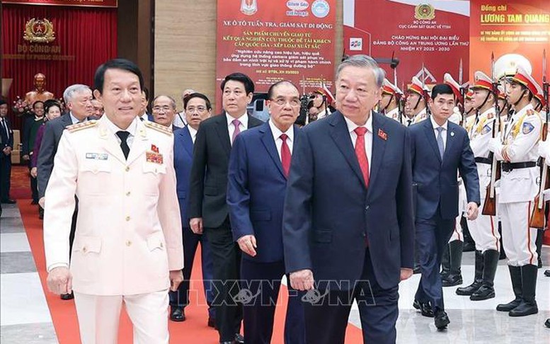 Tổng Bí thư Tô Lâm dự Đại hội đại biểu Đảng bộ Công an Trung ương lần thứ VIII