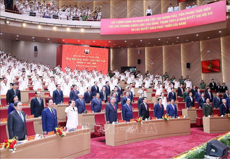 Tổng Bí thư Tô Lâm dự Đại hội đại biểu Đảng bộ Công an Trung ương lần thứ VIII- Ảnh 5.