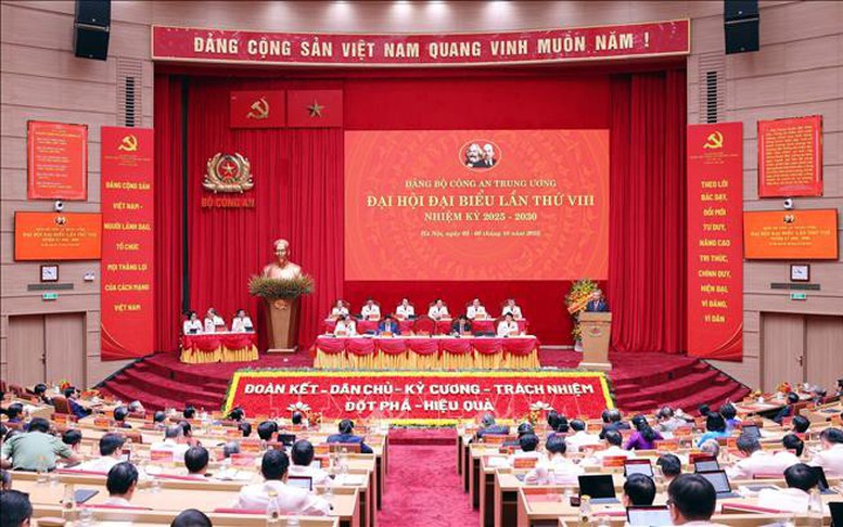 Bế mạc Đại hội đại biểu Đảng bộ Công an Trung ương lần thứ VIII, nhiệm kỳ 2025 - 2030