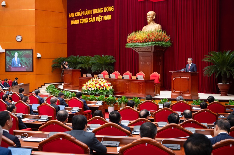 Thông cáo báo chí phiên bế mạc Hội nghị Trung ương 13 khóa XIII- Ảnh 1.