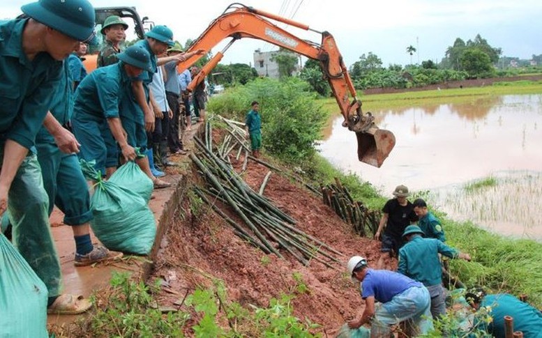 Thông tin vỡ đê ở Bắc Ninh là không chính xác; đê sông Thương vẫn an toàn