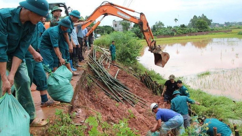 Thông tin vỡ đê ở Bắc Ninh là không chính xác; đê sông Thương vẫn an toàn- Ảnh 1.