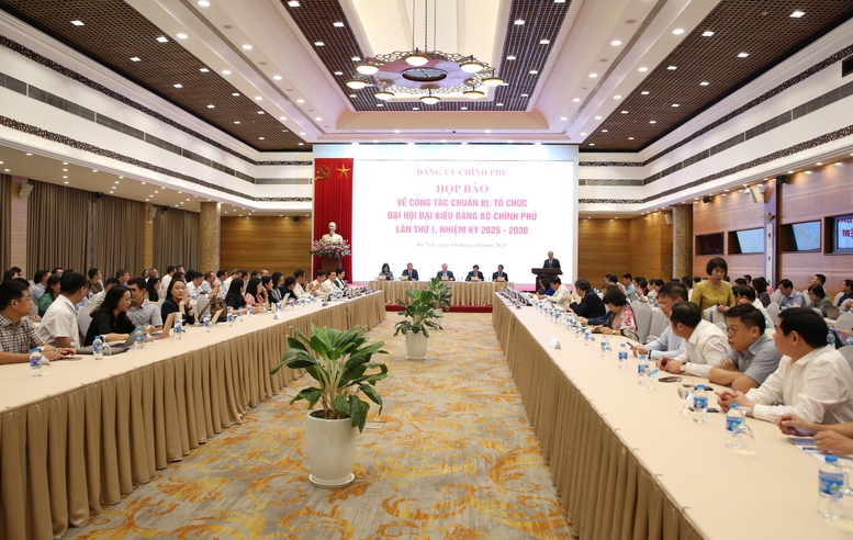 Họp báo về công tác chuẩn bị, tổ chức Đại hội Đại biểu Đảng bộ Chính phủ lần thứ 1, nhiệm kỳ 2025-2030- Ảnh 10.
