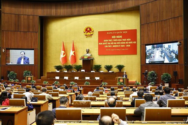 Huy động cao nhất mọi nguồn lực, thực hiện thắng lợi Nghị quyết Đảng bộ Quốc hội- Ảnh 2.