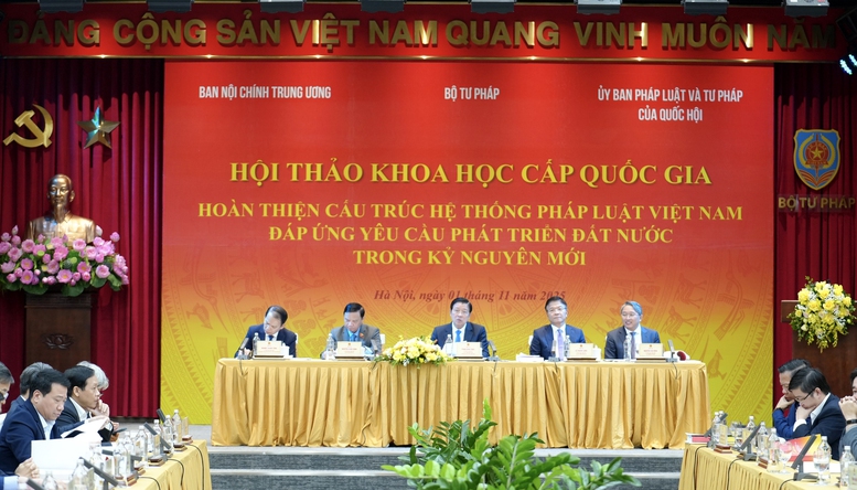 Làm rõ căn cứ lý luận, nền tảng cho việc hoàn thiện cấu trúc hệ thống pháp luật- Ảnh 1.