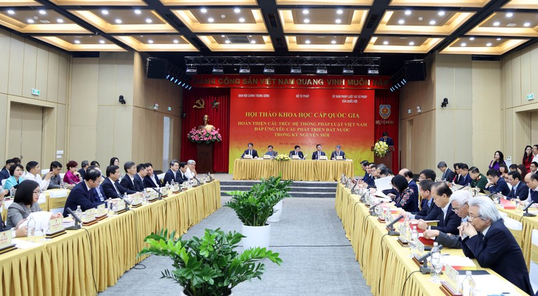 Làm rõ căn cứ lý luận, nền tảng cho việc hoàn thiện cấu trúc hệ thống pháp luật- Ảnh 3.