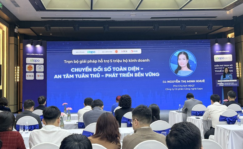 Doanh nghiệp tặng miễn phí bộ giải pháp thuế kê khai, tiếp sức 5 triệu hộ kinh doanh- Ảnh 1.