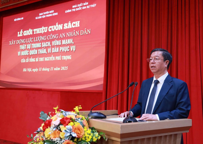 Cuốn sách của cố Tổng Bí thư Nguyễn Phú Trọng là tư liệu quý, 'kim chỉ nam' cho lực lượng Công an- Ảnh 3.