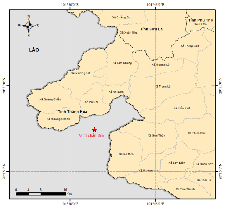 Động đất 4,8 độ tại Lào, cách biên giới Việt Nam 5 km- Ảnh 1.