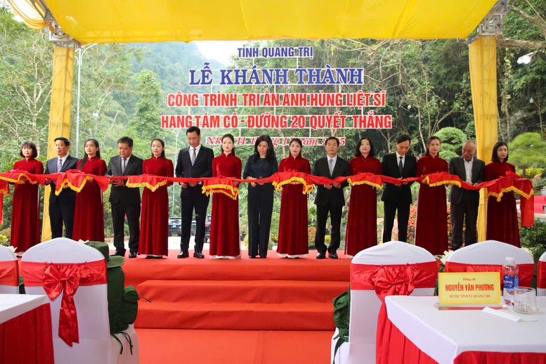 Quảng Trị khánh thành công trình tôn tạo di tích quốc gia đặc biệt Hang Tám Cô- Ảnh 2. Quảng Trị khánh thành công trình tôn tạo di tích quốc gia đặc biệt Hang Tám Cô- Ảnh 2.