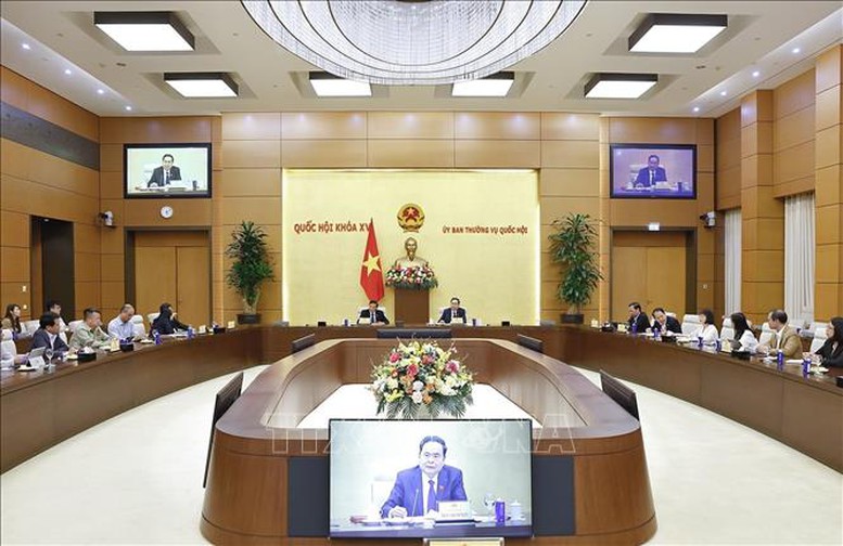 Chủ tịch Quốc hội chủ trì phiên họp chuẩn bị Diễn đàn về xây dựng pháp luật- Ảnh 1. Chủ tịch Quốc hội chủ trì phiên họp chuẩn bị Diễn đàn về xây dựng pháp luật- Ảnh 1.