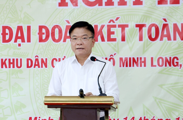 Phó Thủ tướng Lê Thành Long dự Ngày hội Đại đoàn kết toàn dân tộc tại An Giang- Ảnh 2.