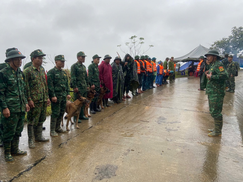 Tăng cường 'cảnh khuyển' tìm kiếm nạn nhân trong vụ sạt lở núi ở Đà Nẵng- Ảnh 6. Tăng cường 'cảnh khuyển' tìm kiếm nạn nhân trong vụ sạt lở núi ở Đà Nẵng- Ảnh 6.