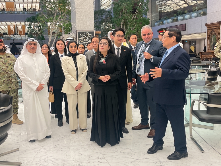 Thủ tướng đề nghị Quỹ Kuwait tăng cường hợp tác, đầu tư với Việt Nam- Ảnh 6. Thủ tướng đề nghị Quỹ Kuwait tăng cường hợp tác, đầu tư với Việt Nam- Ảnh 6.