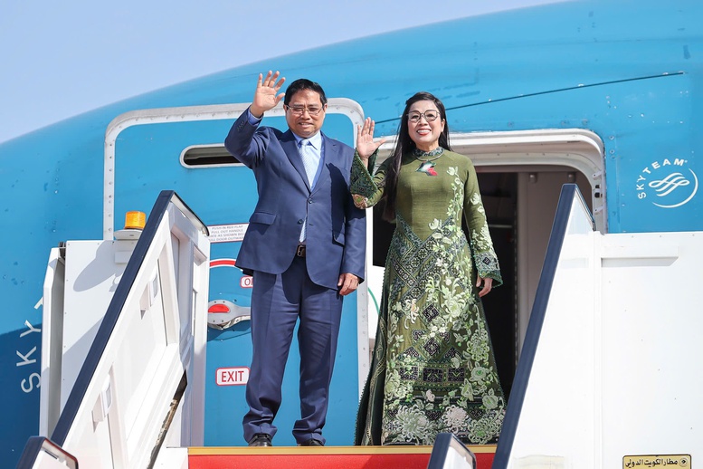Thủ tướng Phạm Minh Chính rời Kuwait, lên đường thăm chính thức Algeria- Ảnh 3. Thủ tướng Phạm Minh Chính rời Kuwait, lên đường thăm chính thức Algeria- Ảnh 3.