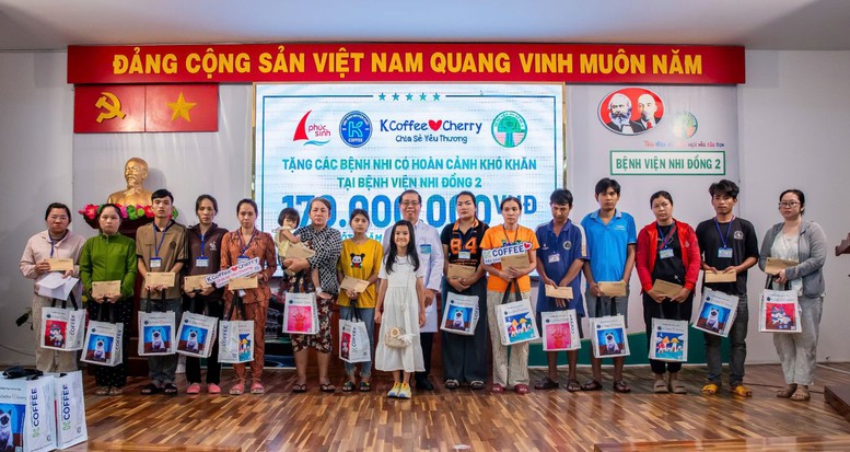 Quỹ K Coffee & Cherry hỗ trợ 330 triệu đồng cho các bệnh nhi khó khăn- Ảnh 1.