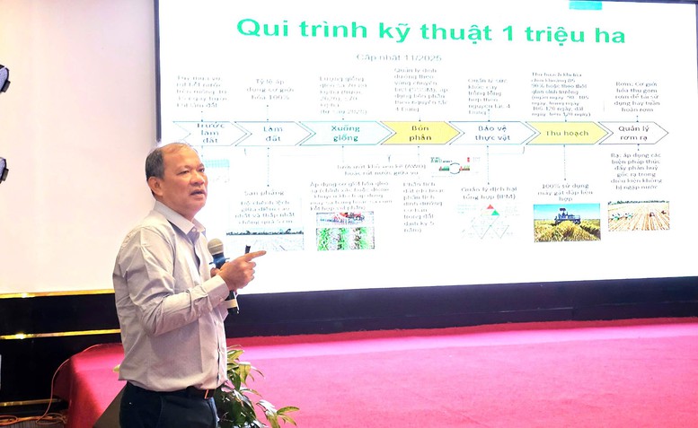 ‘La bàn xanh’ cho Đề án 1 triệu ha lúa: Công cụ số dẫn đường cho cánh đồng phát thải thấp ĐBSCL- Ảnh 2. ‘La bàn xanh’ cho Đề án 1 triệu ha lúa: Công cụ số dẫn đường cho cánh đồng phát thải thấp ĐBSCL- Ảnh 2.