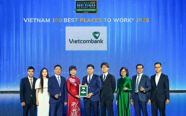 Vietcombank duy trì 10 năm liền đứng đầu nơi làm việc tốt nhất