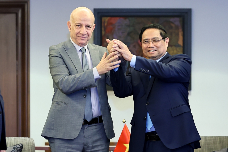 Thủ tướng tiếp Tổng Bí thư Đảng Mặt trận giải phóng dân tộc Algeria- Ảnh 1. Thủ tướng tiếp Tổng Bí thư Đảng Mặt trận giải phóng dân tộc Algeria- Ảnh 1.