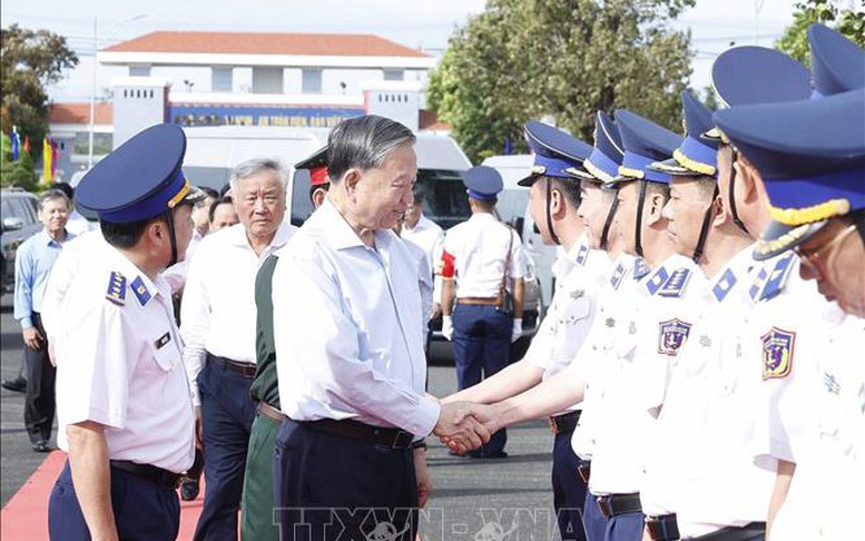 Tổng Bí thư Tô Lâm: Tập trung xây dựng Cảnh sát biển Việt Nam theo hướng 'tinh, gọn, mạnh' tiến thẳng lên hiện đại