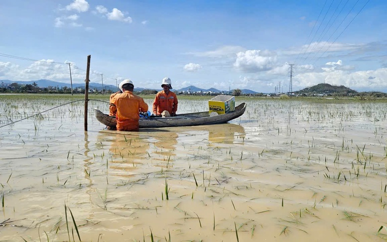 Hơn 553.000 khách hàng miền Trung - Tây Nguyên mất điện do mưa lũ