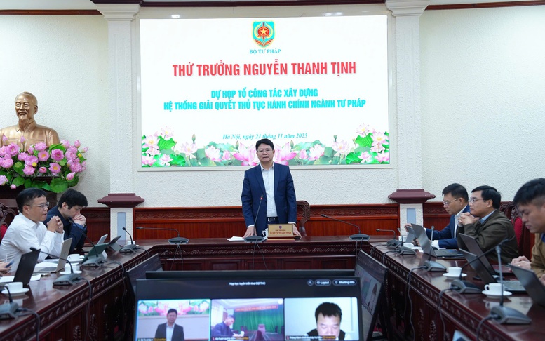 Sớm triển khai hệ thống giải quyết thủ tục hành chính thống nhất của ngành Tư pháp
