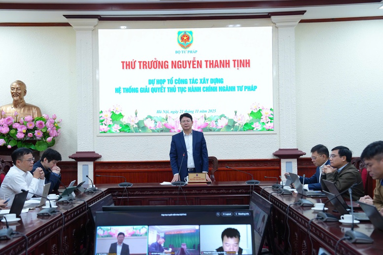 Sớm triển khai hệ thống giải quyết thủ tục hành chính thống nhất của ngành Tư pháp- Ảnh 2.